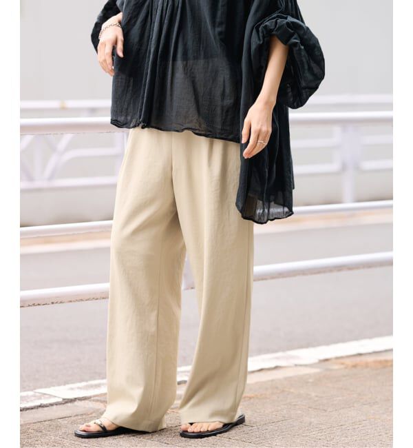 FRAMeWORK「≪新色 / 追加≫ポリエステルツイルリラックスパンツ」|その他|