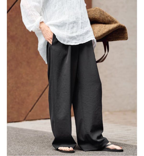 FRAMeWORK「≪新色 / 追加≫ポリエステルツイルリラックスパンツ」|その他|