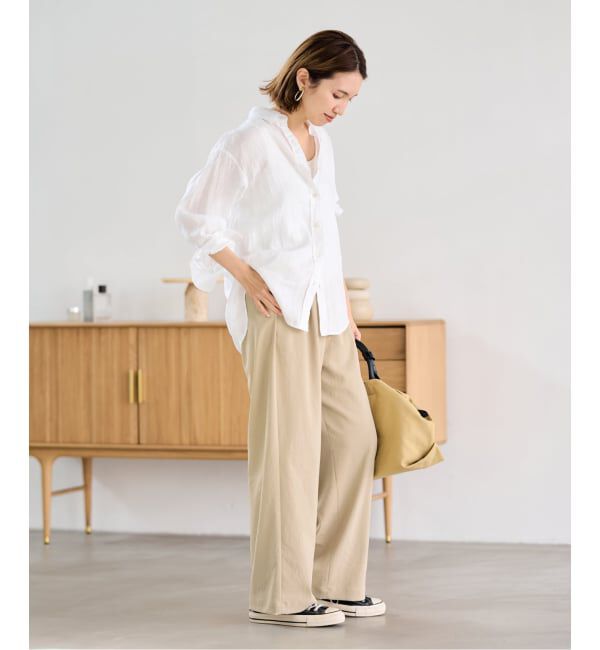 FRAMeWORK「≪新色 / 追加≫ポリエステルツイルリラックスパンツ」|その他|