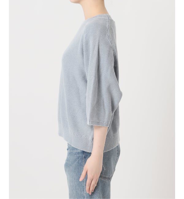 FRAMeWORK「ピグメントダイハーフスリーブニット」|ニット・セーター|