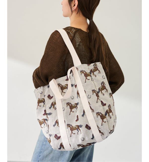 FRAMeWORK「≪追加≫PAYDAY/ペイデイ JACQUARD HORSE トート」|トートバッグ|