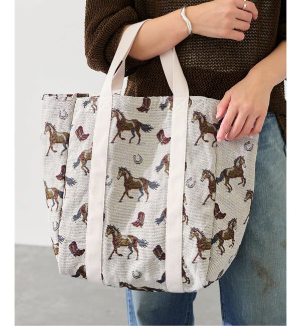 FRAMeWORK「≪追加≫PAYDAY/ペイデイ JACQUARD HORSE トート」|トートバッグ|