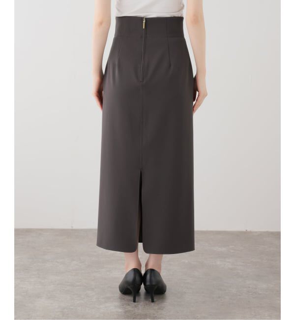 NOBLE「《WEB&有楽町店限定・追加》ジャージーライクカラータイトスカート」|スカート|