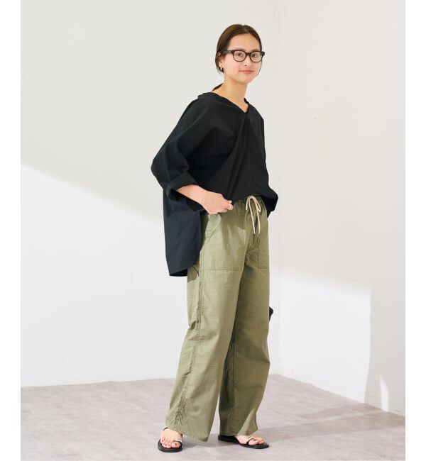 FRAMeWORK「≪予約≫Vネックドレープニュアンスプルオーバー」|シャツ・ブラウス|