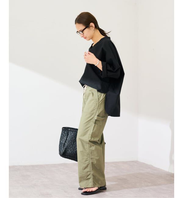 FRAMeWORK「≪予約≫Vネックドレープニュアンスプルオーバー」|シャツ・ブラウス|