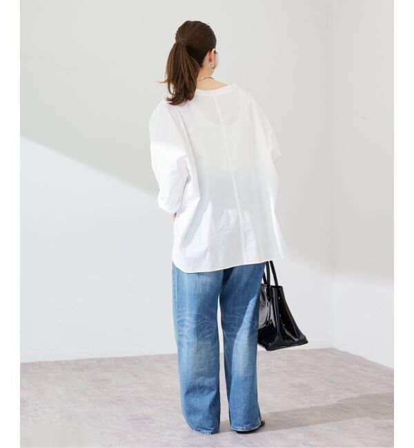 FRAMeWORK「≪予約≫Vネックドレープニュアンスプルオーバー」|シャツ・ブラウス|