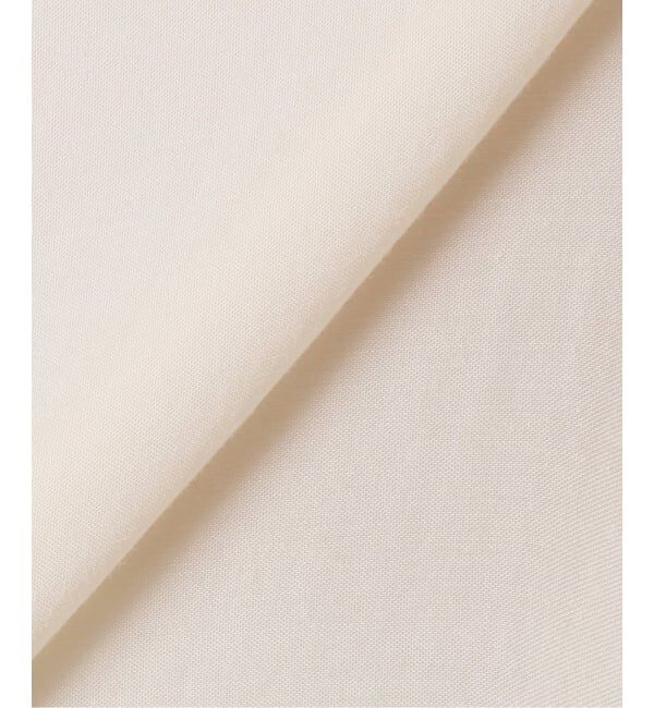 FRAMeWORK「キュプラサテンハーフスリーブ」|シャツ・ブラウス|