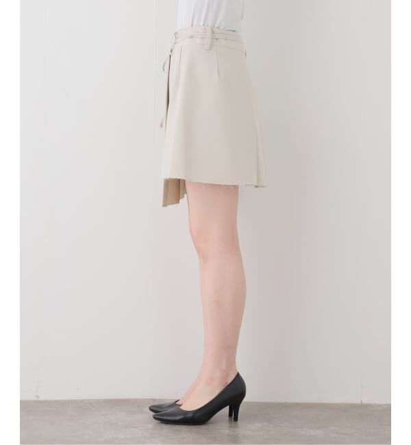 U by SPICK&SPAN「le/ル LOW EDGE PLEAT WRAP SKIRT」|スカート|