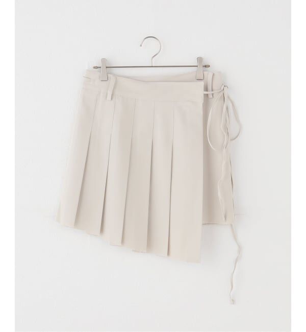 U by SPICK&SPAN「le/ル LOW EDGE PLEAT WRAP SKIRT」|スカート|