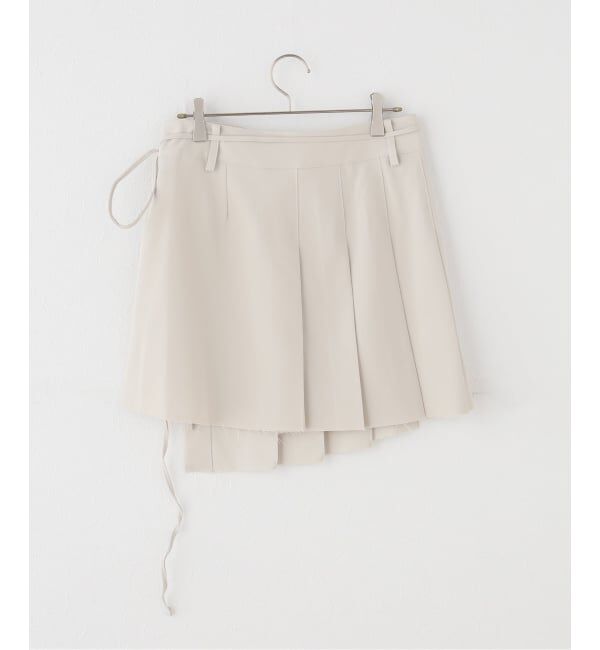 U by SPICK&SPAN「le/ル LOW EDGE PLEAT WRAP SKIRT」|スカート|