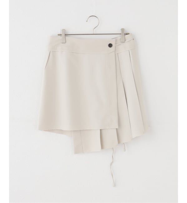 U by SPICK&SPAN「le/ル LOW EDGE PLEAT WRAP SKIRT」|スカート|