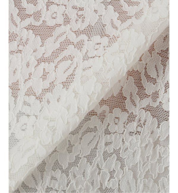 Spick and Span「《予約》レースフレンチスリーブシャツ」|シャツ・ブラウス|