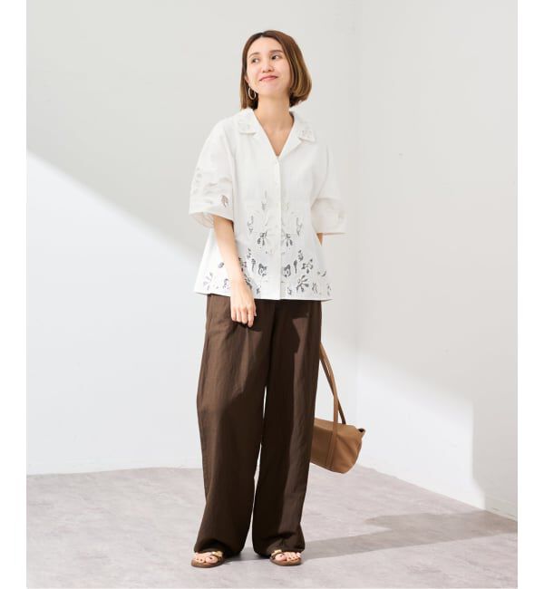 FRAMeWORK「コードエンブロイダリーシャツ」|シャツ・ブラウス|