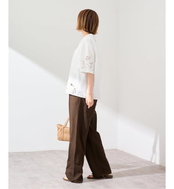 FRAMeWORK「コードエンブロイダリーシャツ」|シャツ・ブラウス|