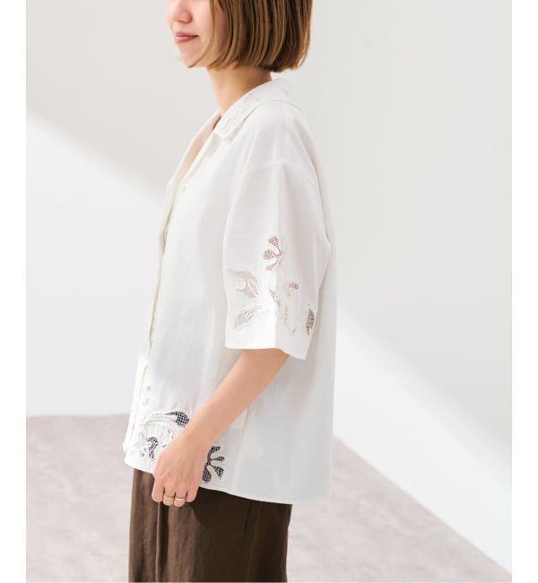 FRAMeWORK「コードエンブロイダリーシャツ」|シャツ・ブラウス|