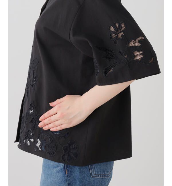 FRAMeWORK「コードエンブロイダリーシャツ」|シャツ・ブラウス|