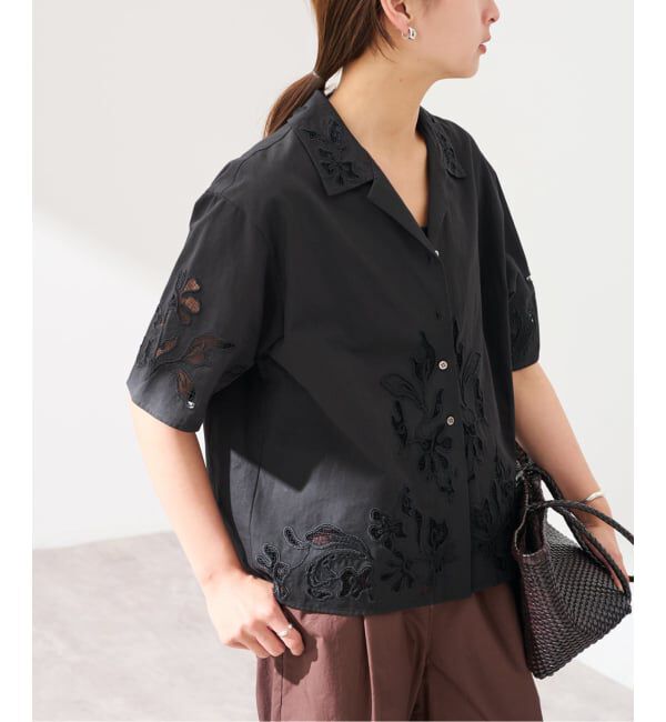 FRAMeWORK「コードエンブロイダリーシャツ」|シャツ・ブラウス|