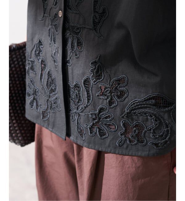 FRAMeWORK「コードエンブロイダリーシャツ」|シャツ・ブラウス|