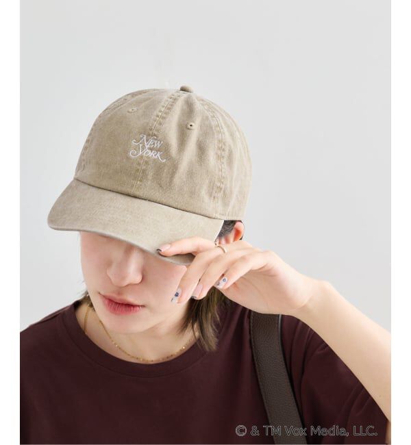 U by SPICK&SPAN「《予約》New York Magazine  ロゴキャップ」|キャップ・キャスケット|
