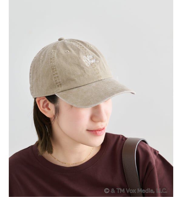 U by SPICK&SPAN「《予約》New York Magazine  ロゴキャップ」|キャップ・キャスケット|