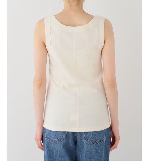 FRAMeWORK「ARCHI OMIT RIB TANK」|タンクトップ|