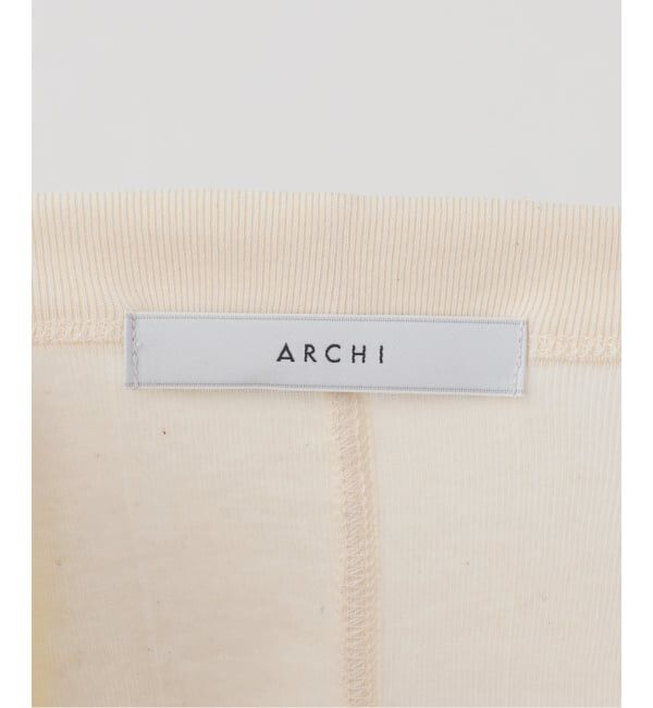 FRAMeWORK「ARCHI OMIT RIB TANK」|タンクトップ|