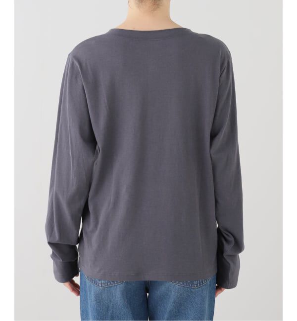 Spick and Span「リネン混ヘンリーネックTシャツ」|Tシャツ・カットソー|