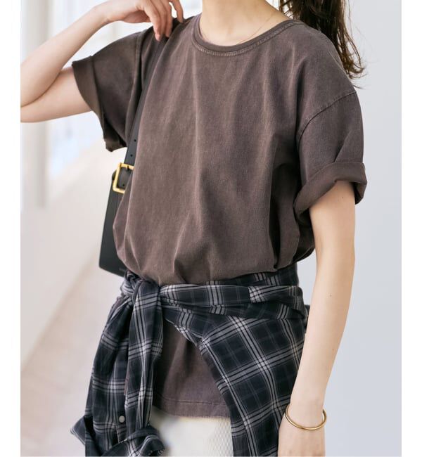 Spick and Span「フェードTシャツ」|Tシャツ・カットソー|ブラウン