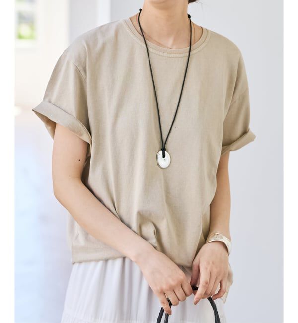 Spick and Span「フェードTシャツ」|Tシャツ・カットソー|ベージュ