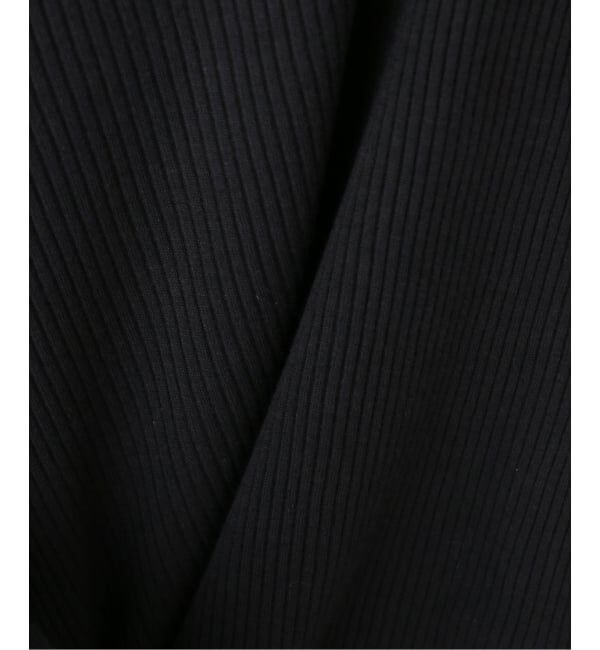 Spick and Span「コットンシルケットリブハーフスリーブプルオーバー」|Tシャツ・カットソー|