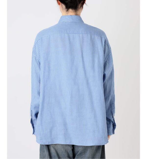 FRAMeWORK「ブルーミニチェックシャツ」|シャツ・ブラウス|