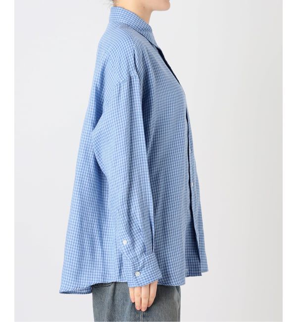 FRAMeWORK「ブルーミニチェックシャツ」|シャツ・ブラウス|