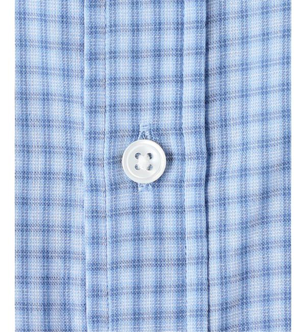 FRAMeWORK「ブルーミニチェックシャツ」|シャツ・ブラウス|