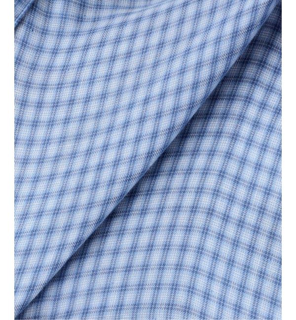 FRAMeWORK「ブルーミニチェックシャツ」|シャツ・ブラウス|