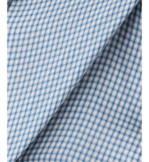 FRAMeWORK「ブルーミニチェックシャツ」|シャツ・ブラウス|