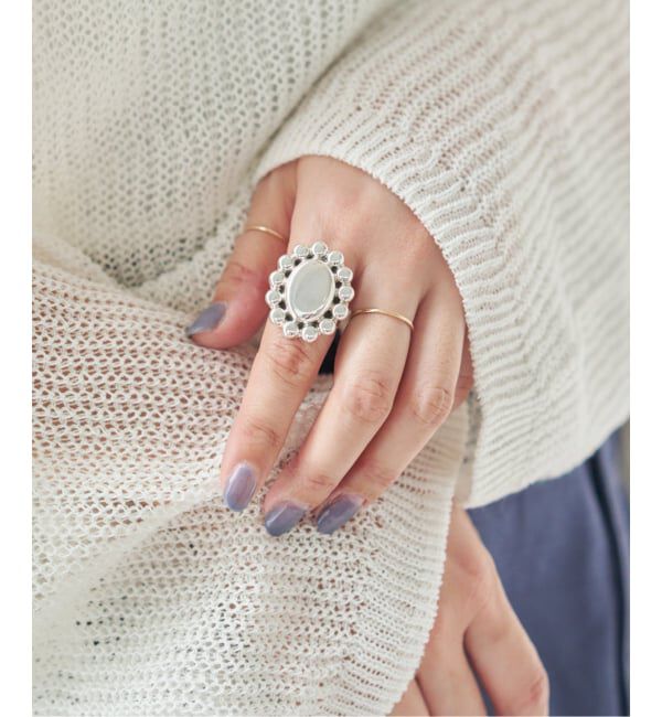 Spick and Span「《追加2予約》BASENOTES / ベースノート FLOWER RING」|リング|シルバー