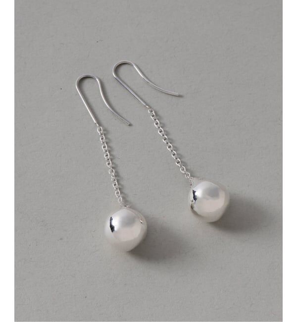 Spick and Span「《予約》【SAMH by LILAS】PUFFボールチェーンピアス SV（両耳）」|ピアス|