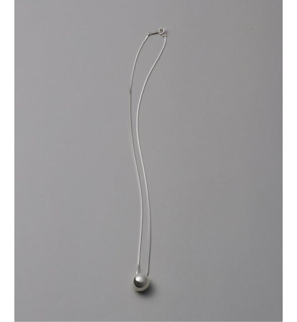 Spick and Span「《予約》【SAMH by LILAS】 PUFFボールネックレス SV」|ネックレス|