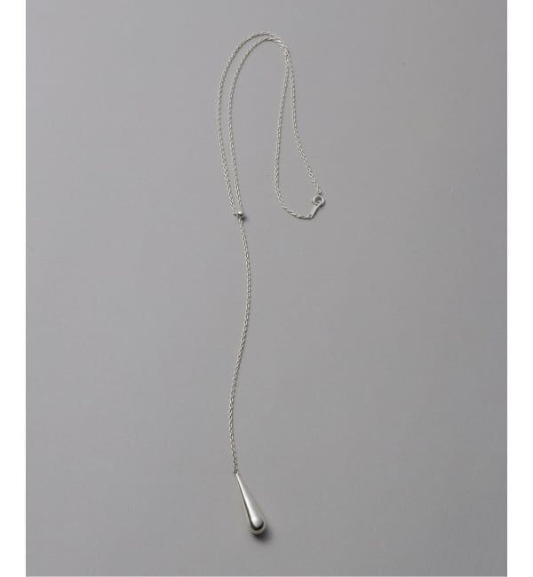 Spick and Span「《予約》【SAMH by LILAS】PUFFドロップYネックレス SV」|ネックレス|