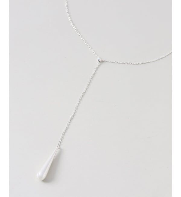 Spick and Span「《予約》【SAMH by LILAS】PUFFドロップYネックレス SV」|ネックレス|