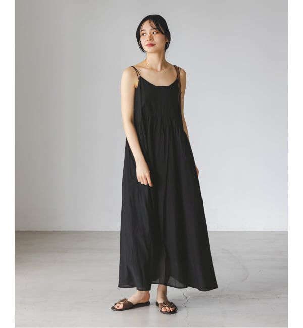 NOBLE「《予約》normment/ノーメント COTTON RAYON CAMI DRESS」|ワンピース|