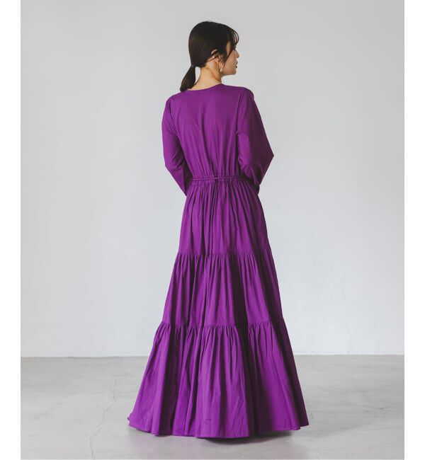 NOBLE「《予約》Velnica/ヴェルニカ カシュクールロングドレス」|ワンピース|