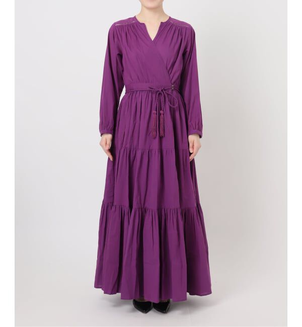 NOBLE「《予約》Velnica/ヴェルニカ カシュクールロングドレス」|ワンピース|