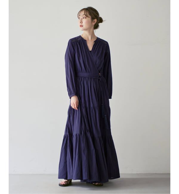 NOBLE「《予約》Velnica/ヴェルニカ カシュクールロングドレス」|ワンピース|