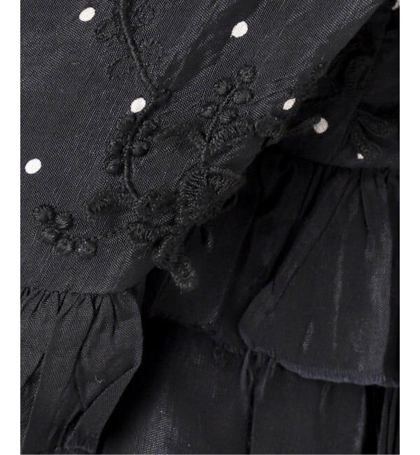 Spick and Span「《別注 / 予約》crinkle crinkle crinkle Frill rayon shantung vest*」|ベスト・ジレ|