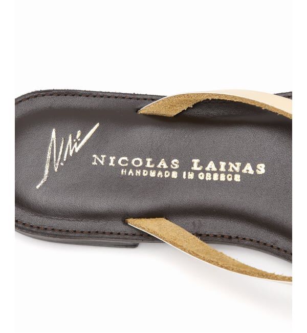 Spick and Span「《予約》NICOLAS LAINAS / ニコラス ライナス トングサンダル」|サンダル|