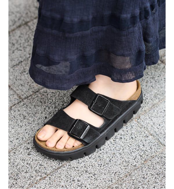 FRAMeWORK「≪追加予約≫PAPILLIO by BIRKENSTOCK ARIZONA CHUNKY」|サンダル|ブラック