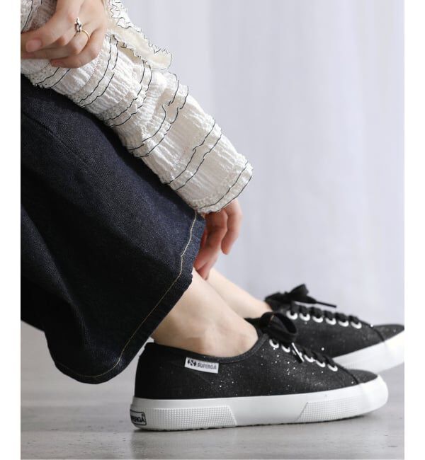  「SUPERGA /スペルガ ERSEY LAME LEGGERA」|スニーカー|ブラック