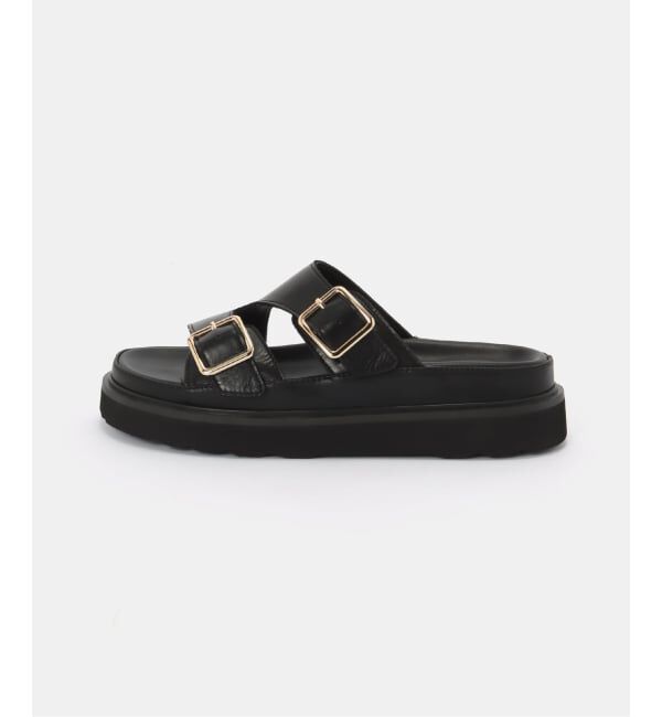  「MOHI/モヒ　Wベルトサンダル/ カーフレザー」|サンダル|