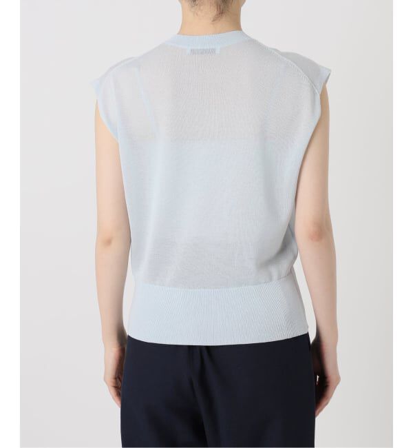  「《予約》【洗える】ウォッシャブルシアーフレンチプルオーバー」|ニット・セーター|